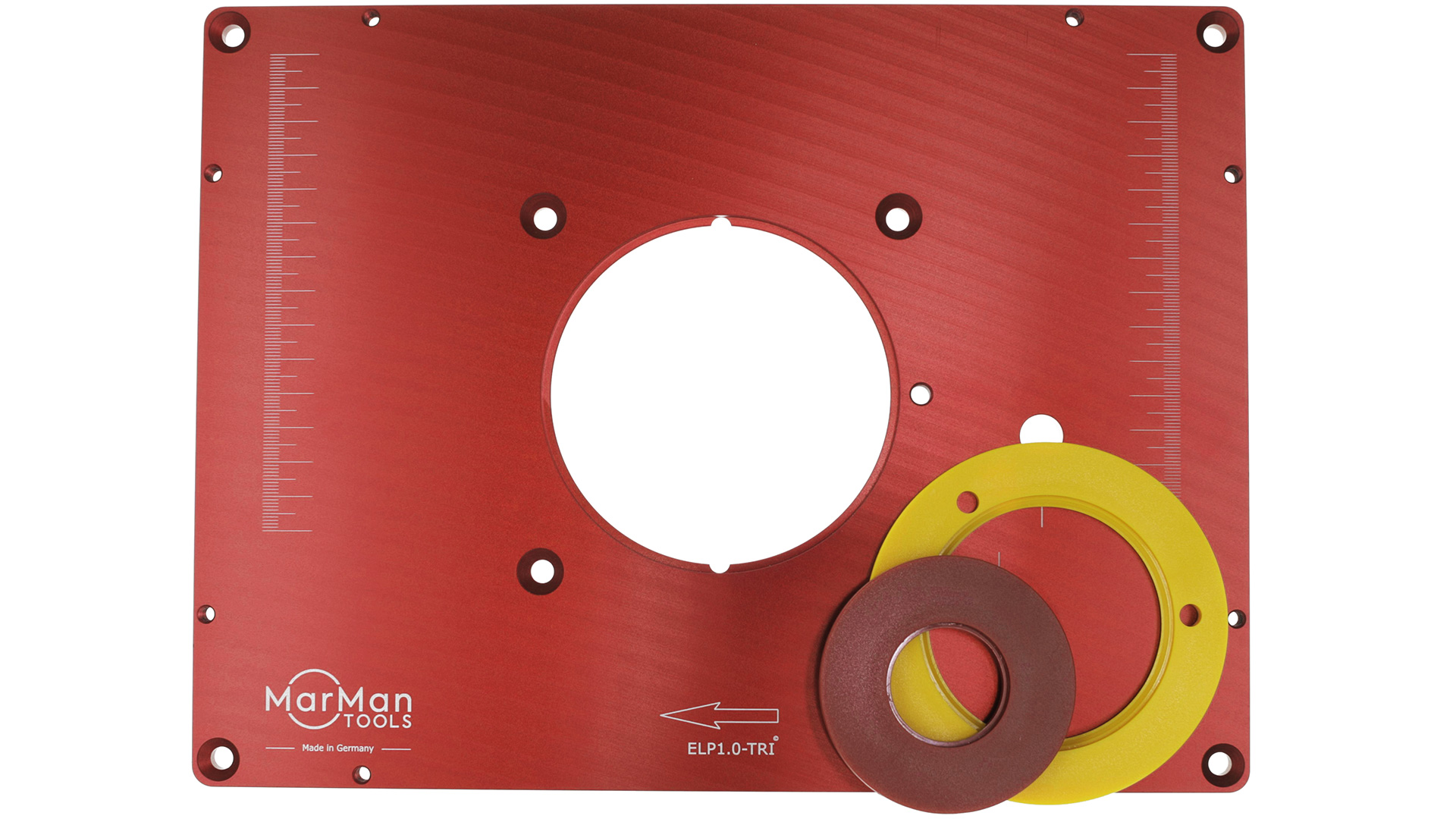 Insert Plate 1.0 predrilled for Triton MarMan Tools