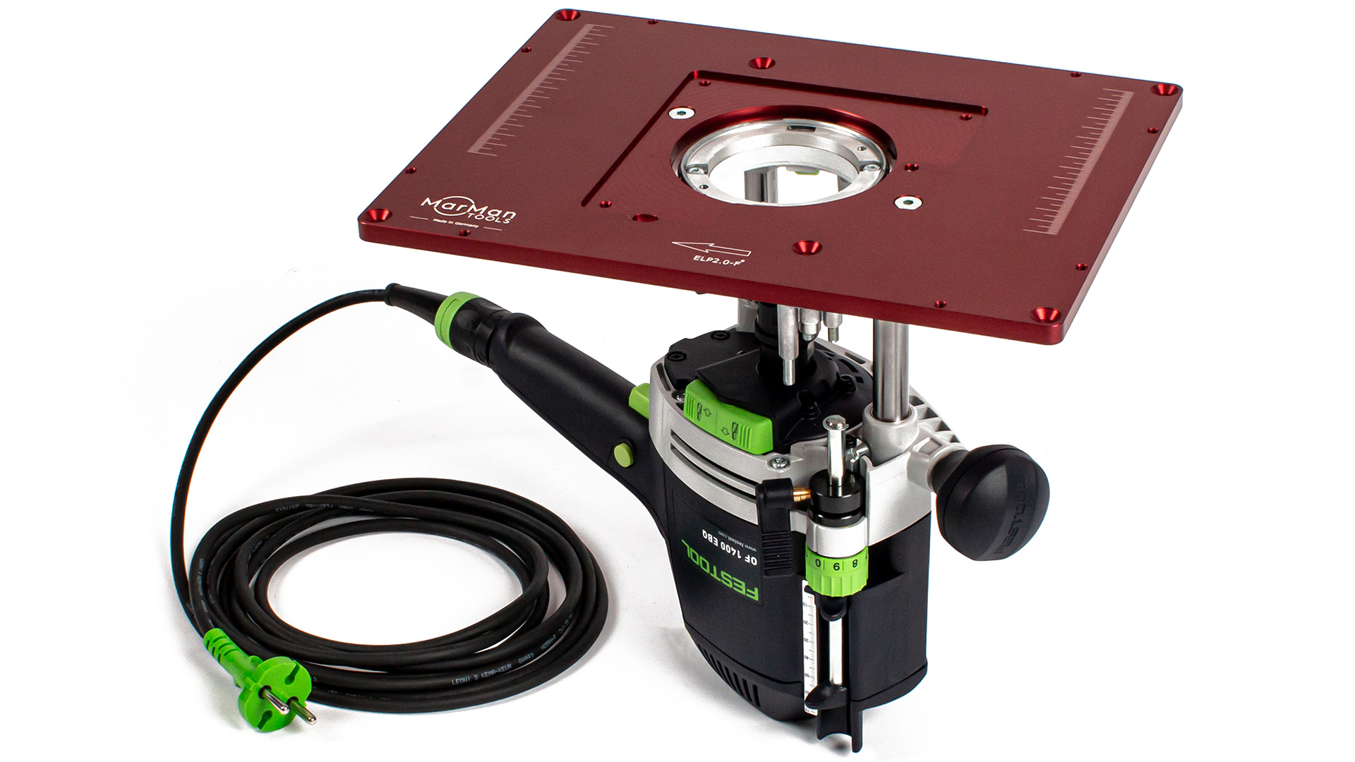 Insert Plate IP2.0-F predrilled for Festool routers